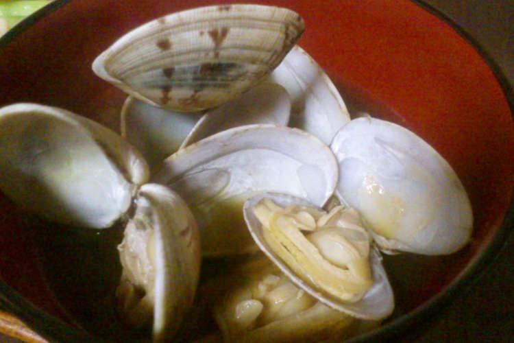 お寿司屋風 アサリの赤だし レシピ 作り方 By Ah Chang クックパッド
