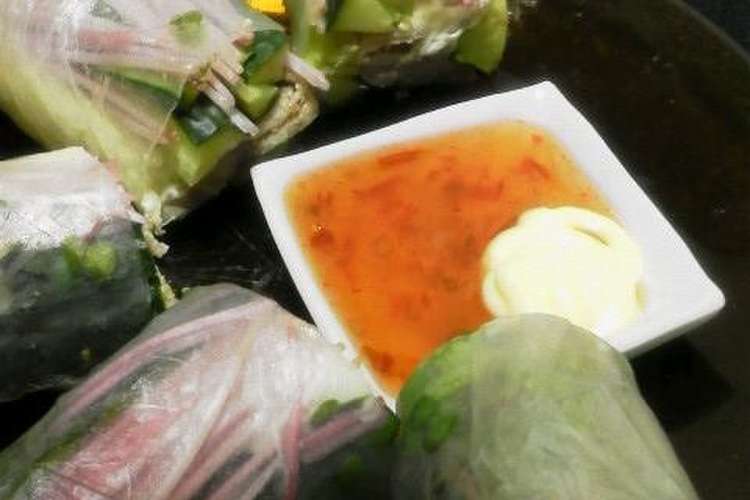 野菜 豚肉 クリチの生春巻き レシピ 作り方 By まあちゃん クックパッド 簡単おいしいみんなのレシピが365万品