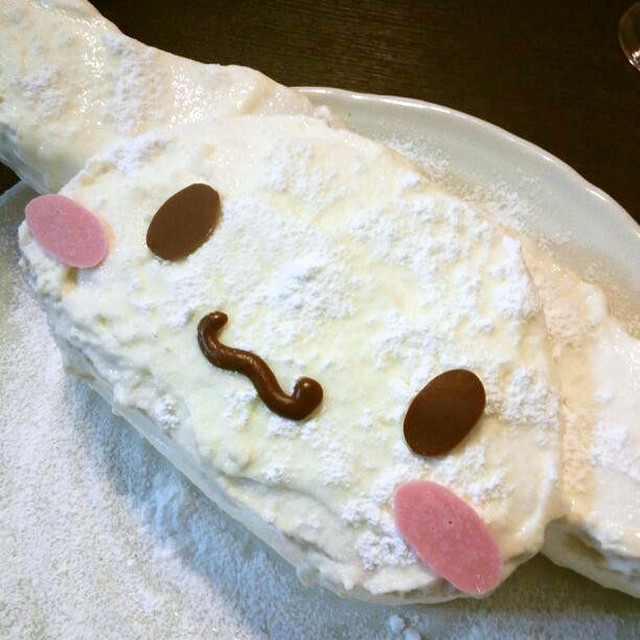 シナモロール シナモンのキャラケーキ レシピ 作り方 By い なッ クックパッド 簡単おいしいみんなのレシピが371万品