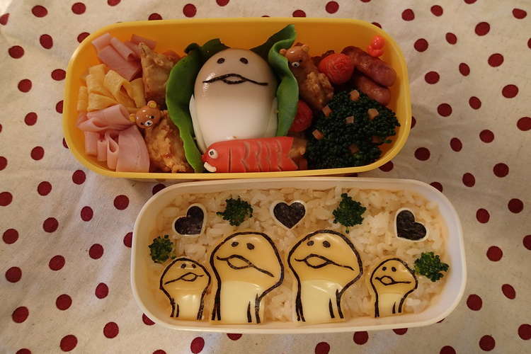 なめこ キャラ弁 レシピ 作り方 By 京香のとうさん クックパッド 簡単おいしいみんなのレシピが353万品