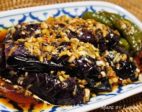 夏の常備菜① 揚げナスの南蛮漬け