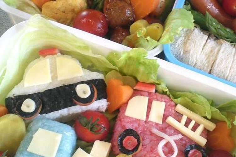 遠足 トミカの働く車 キャラ弁 レシピ 作り方 By きらすけ クックパッド 簡単おいしいみんなのレシピが360万品