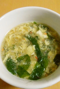 カニ缶の中華スープ
