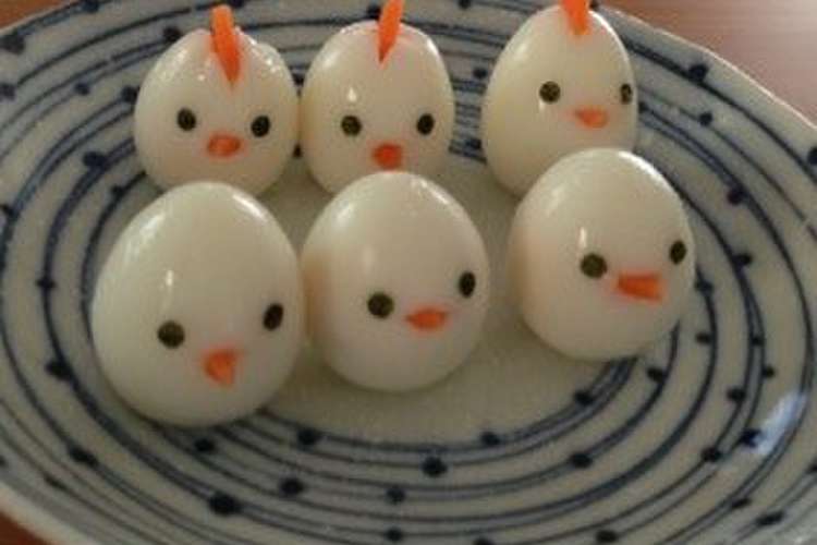お弁当 うずら卵でヒヨコとニワトリ レシピ 作り方 By Chibiaki クックパッド