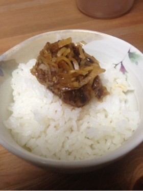 食べる生姜のタレの画像