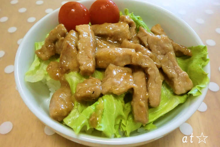 簡単ランチに 豚ヒレ肉のやわらか丼 レシピ 作り方 By At クックパッド 簡単おいしいみんなのレシピが354万品