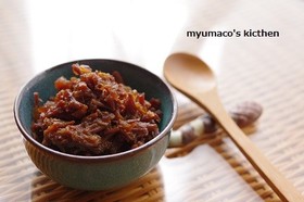 牛バラ肉の佃煮