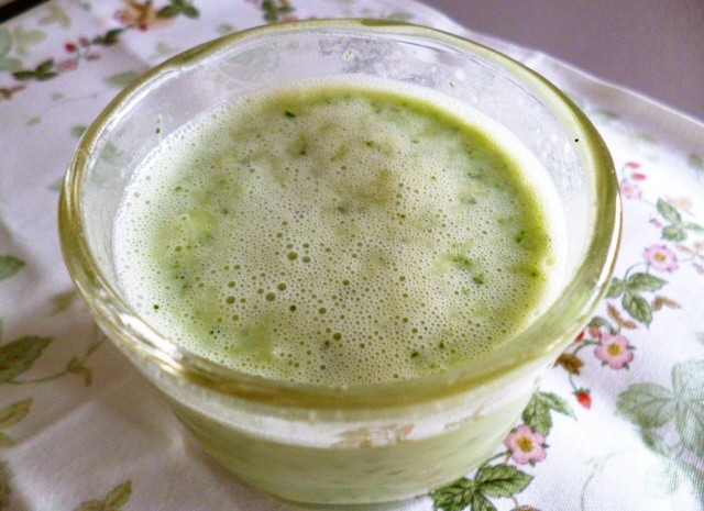 ナスとブラックベリーのスムージーのレシピ