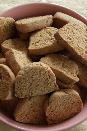 米ぬかで胡麻クッキー