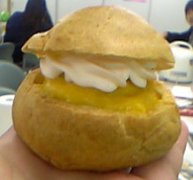 かぼちゃシュークリーム