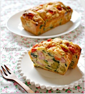 ☆HMで簡単たっぷり野菜のケーク・サレ☆
