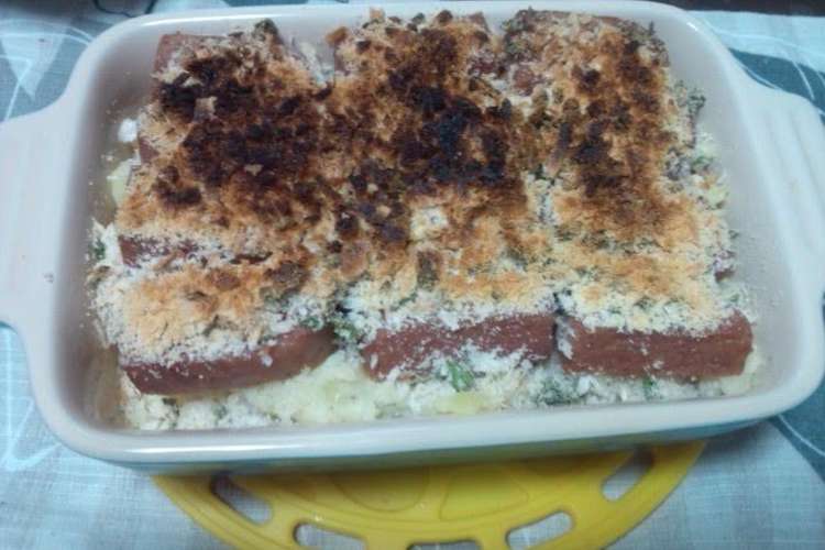 Spamとジャガイモのクレソルパン粉焼き レシピ 作り方 By みやちゅ クックパッド 簡単おいしいみんなのレシピが356万品