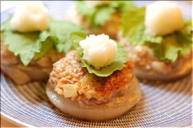 とろける~♡新玉ねぎのっけバーグ