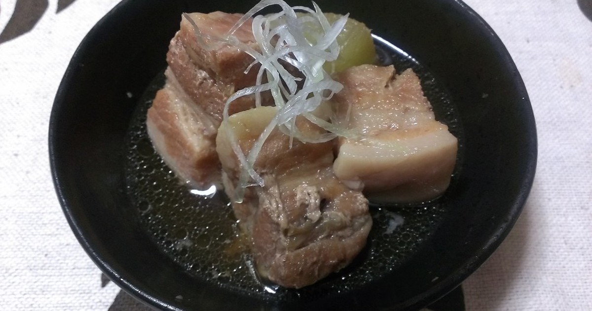 【圧力鍋レシピ】豚の角煮 by 夫りーむ 【クックパッド】 簡単おいしいみんなのレシピが350万品