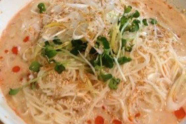 簡単豆乳麺 うどん 冷麦 そうめんにも レシピ 作り方 By はんたばる クックパッド 簡単おいしいみんなのレシピが352万品