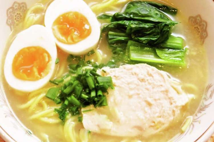 濃厚スープでこってり鶏白湯ラーメン レシピ 作り方 By Hirokoh クックパッド 簡単おいしいみんなのレシピが355万品