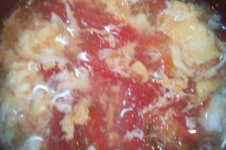 中華料理店の味を再現 トマトと卵のスープ レシピ 作り方 By ちぃくらげ クックパッド 簡単おいしいみんなのレシピが352万品