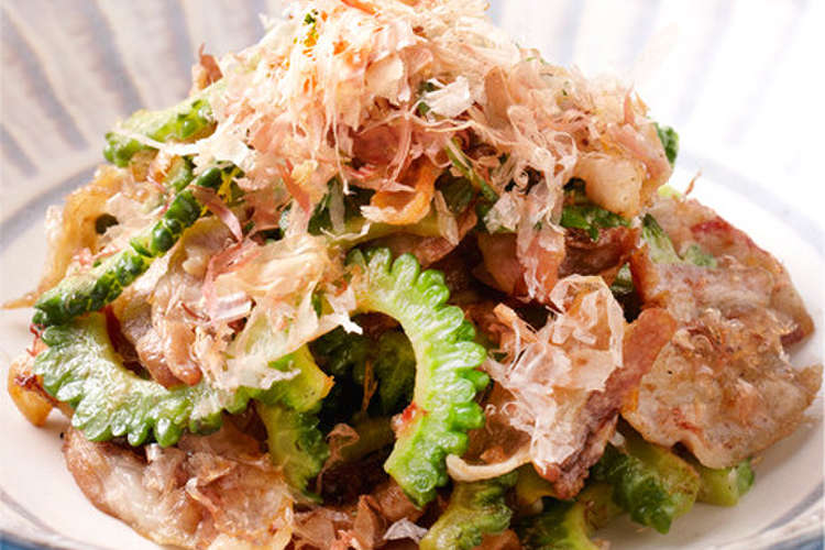 カリカリ豚バラとゴーヤのおかか炒め レシピ 作り方 By おいしいコープ クックパッド 簡単おいしいみんなのレシピが353万品