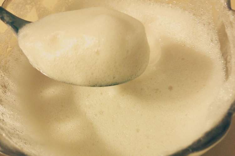 メレンゲでソース ポン酢のふわふわムース レシピ 作り方 By Anri87 クックパッド