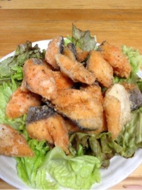 簡単和食！鮭の柚子マヨソースの画像