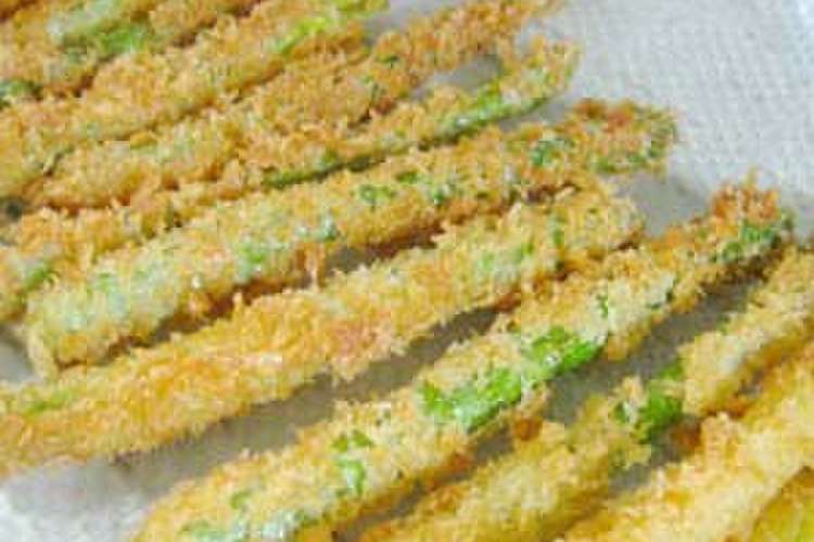 揚げ物のついでに アスパラのフライ レシピ 作り方 By レストランことり クックパッド 簡単おいしいみんなのレシピが360万品