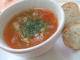 トマトを丸ごとすりおろし!さわやかトマトスープ♪