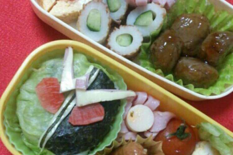 キャラ弁 仮面ライダーダブル 花 ハート レシピ 作り方 By Tmge クックパッド 簡単おいしいみんなのレシピが365万品