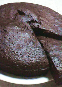 チョコレート好きの為の濃厚チョコケーキ