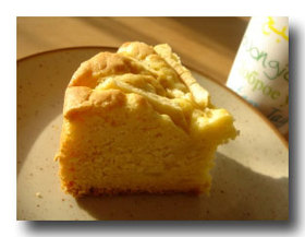 ノルマンディ風りんごのアーモンドケーキ