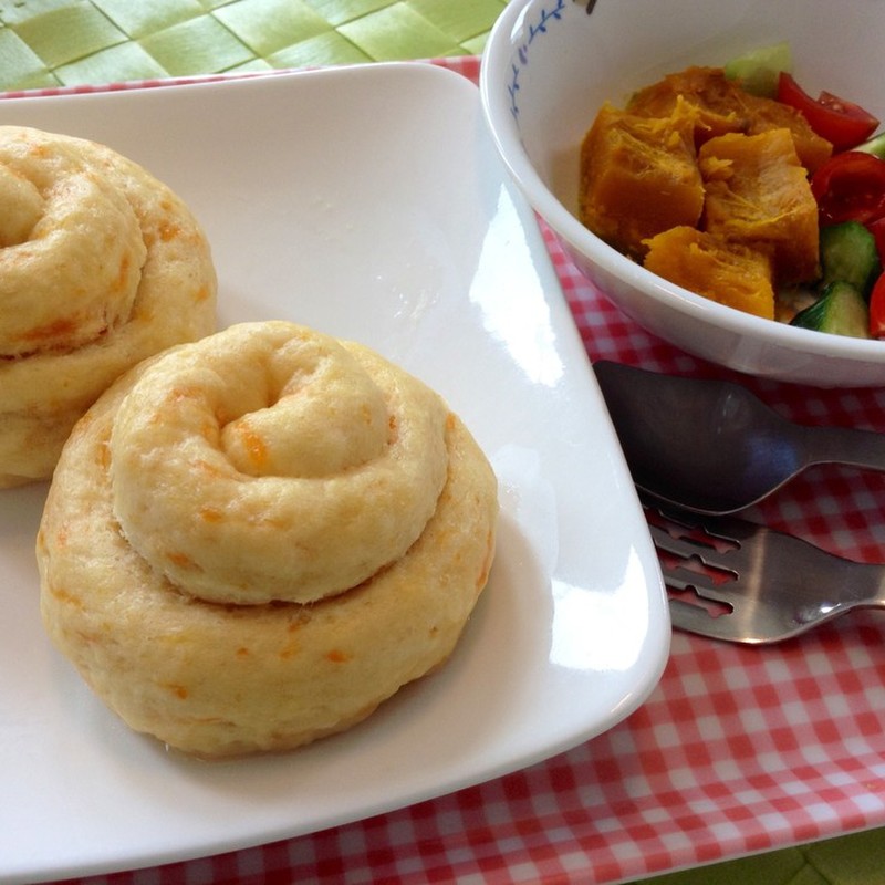 ズッキーニにんじんパンのレシピ