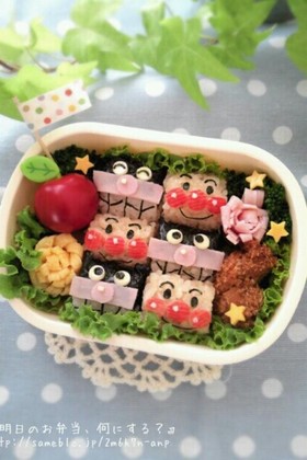 キャラ弁♪アンパンマン&バイキンマン
