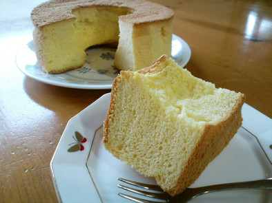 ふわふわ♪豆乳シフォンケーキの写真