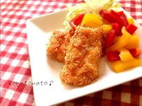 とろとろ♡トマトのクリームコロッケ