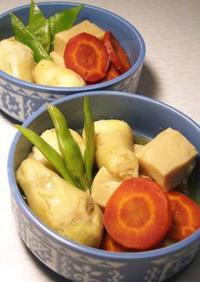 里芋と高野豆腐の煮物