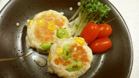 お弁当に◎はんぺんでツナマヨハンバーグ