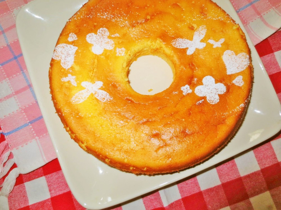 ちょっともっちり♡レモンシフォンケーキの画像