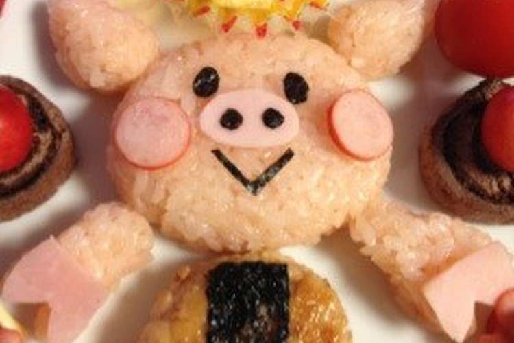 キャラ弁に 鮭フレークで可愛いブタちゃん レシピ 作り方 By ひとみかん1027 クックパッド 簡単おいしいみんなのレシピが366万品