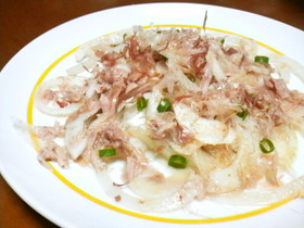青じそ&鰹節♪新玉ねぎとツナの和風サラダ