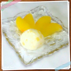 りんごのフローズンヨーグルト