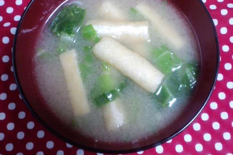キャベツと油揚げのお味噌汁 レシピ 作り方 By バウンド クックパッド