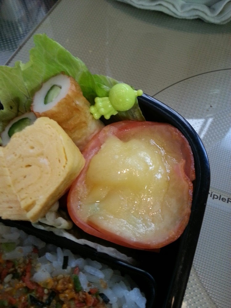 ハムカップのチーズ焼き☆の画像