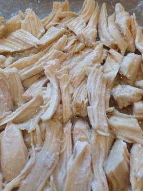 レンジで簡単! 胸肉で蒸し鶏