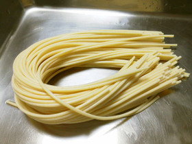 ガス代節約!乾麺de生パスタ?