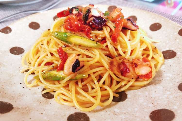タコとトマトのおもてなしパスタ レシピ 作り方 By Uni クックパッド 簡単おいしいみんなのレシピが372万品