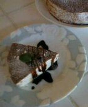 バナナふわふわムースケーキ