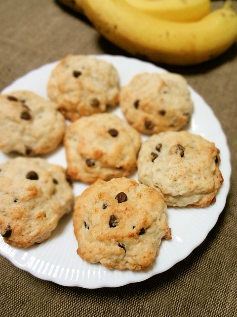 バナナ＆チョコのソフトクッキーの画像