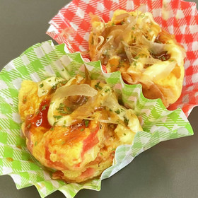 レンジでお弁当★お好み焼き風・玉子焼き
