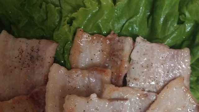 厚切り豚バラの塩こしょう焼き レシピ 作り方 By かりあん クックパッド