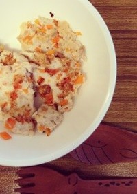 離乳食10ヶ月 鶏豆腐のハンバーグ