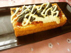 すっぱ旨い 梅チーズ厚揚げ でおうち居酒屋開店
